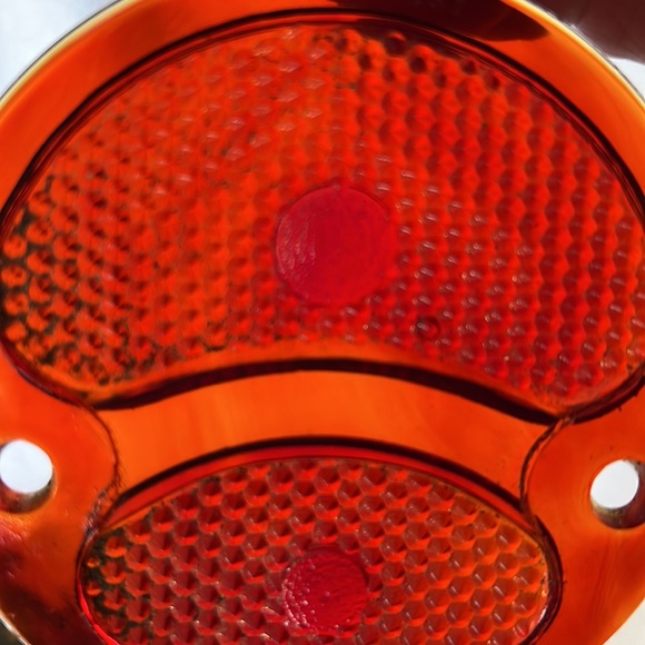 Vintage 1928-31 Ford Model A Tiger-Ey Tail Light Lens - Picture 7 of 7